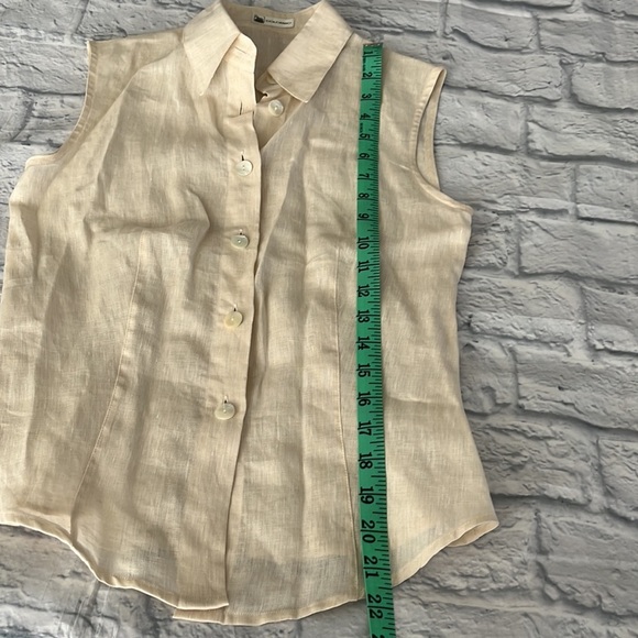 Lanificio Colombo linen button down shirt sz 40 NWOT - Picture 8 of 8